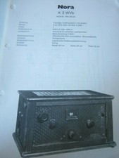 Schema elettrico Radio Nora K