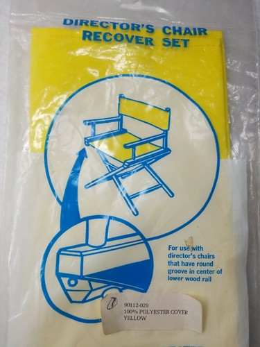 Vtg director chair recover - director's,