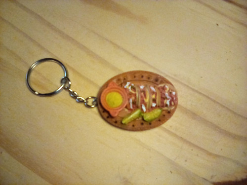 Portachiavi piatto taco - taco, limes