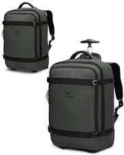 Hynes Eagle 42L zaino con ruote trolley bagaglio a mano valigia cabina