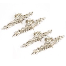 Antique Silver Pink Flower