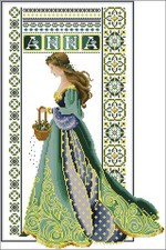 Cross Stitch Pattern Lady
