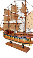 HMS Bounty Wooden Ship Action