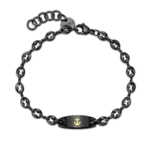 Bracciale uomo sagapo acciaio - bracciale,