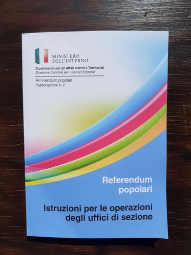 Referendum popolari istruzioni - popolari,