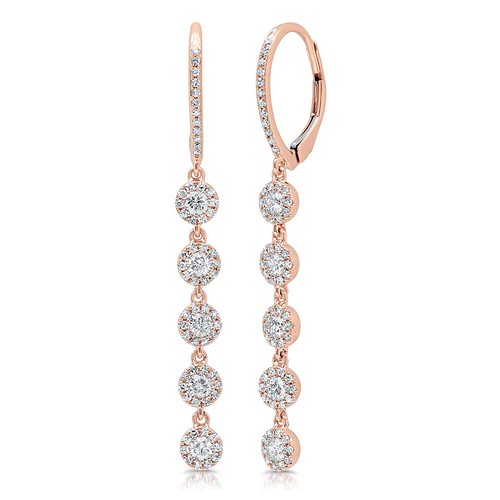 98ct 14k oro rosa diamante - oro,