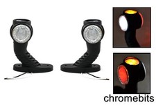 Coppia 12/24v Recupero Lato Luci Omologato Ce-Approved LED Faro Rimorchio