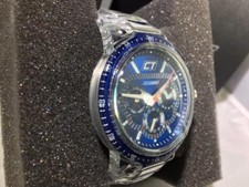 Orologio Chronotech Uomo Quadrante Blu Giorno/Data/24 Ore Display Sottoquadranti Quarzo