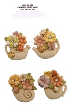  4 BOMBONIERE VASI CON FIORI