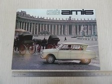 BROCHURE DEPLIANT ORIGINALE CITROEN AMI 6 BERLINA 1963 LINGUA ITALIANO