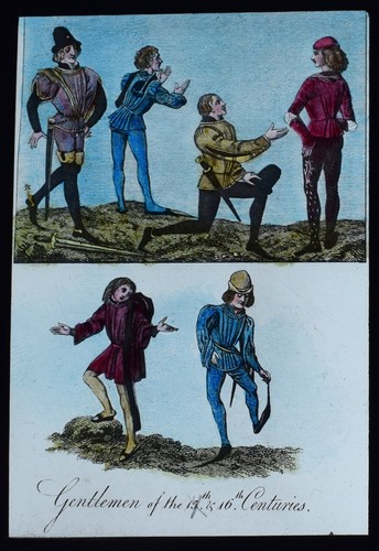Medieval gentlemens costumes - gentlemens,