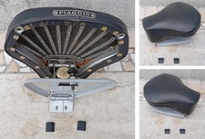 Sella originale d'epoca VESPA 50 90 sportellino piccolo con piastra aftermarket