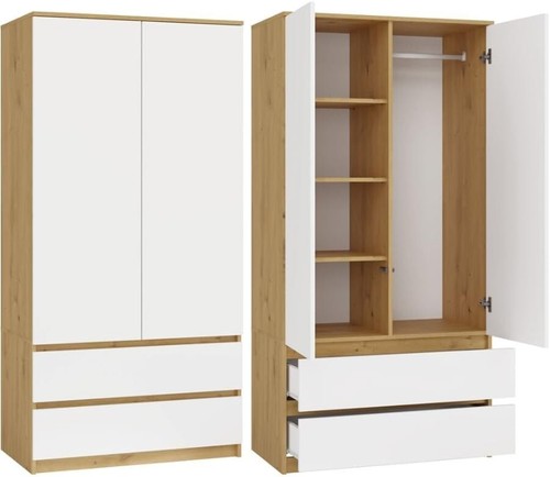 Bdw armadio 180x90x50cm - bdw,