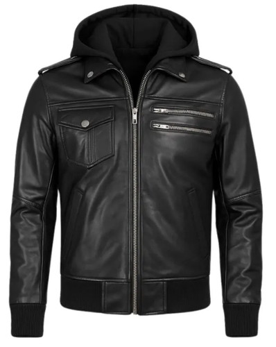 Bomber uomo pelle con - in,