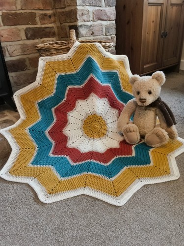 Baby crochet blanket shawl - baby,