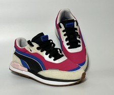 Puma City Rider bianco rosa