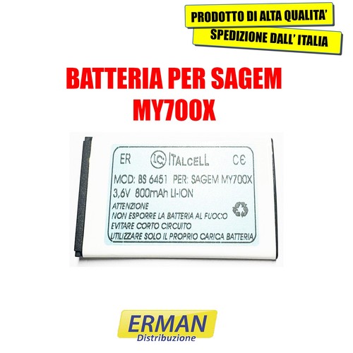 Batteria per sagem my700x 6v - per,