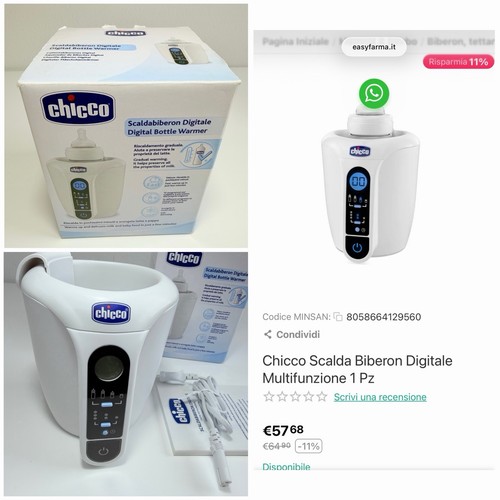 Chicco scaldabiberon funzioni - scaldabiberon, +funzioni