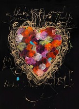 Bellandi Luca - Night Implosion - 100x70 - serigrafia materica tiratura limitata