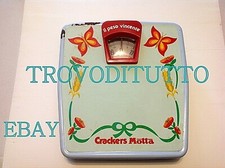 BILANCIA PESAPERSONE PUBBLICITARIA CRACKERS MOTTA 1983