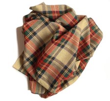 Tessuto Brilly Lurex Scozzese Rosso cm 35 x 50 per decorazioni