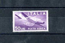 REPUBBLICA 1957 POSTA AEREA 50