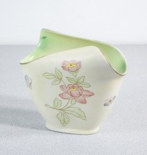 ⚜️ VASO LENCI TORINO CERAMICA DIPINTA A MANO EPOCA 1930S ITALIA PORCELLANA