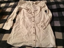 zara jean shirt  white