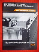 NAD 2200 power amplifier promo