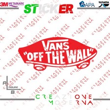 ADESIVO STICKER LOGO VANS OFF