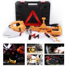 CRICK ELETTRICO SOLLEVATORE PANTOGRAFO AUTO 3 TON 12V AVVITATORE IMPATTO BUSSOLE