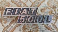 Targhetta FIAT 500L d'epoca