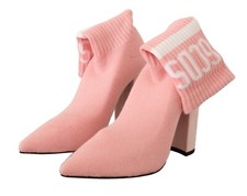 Scarpe GCDS rosa scamosciate
