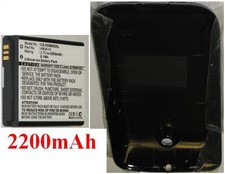 Custodia Nero+BATTERIE 2200mAh Tipo HB5K1H Per Huawei Ascend II, M865, E, U8650