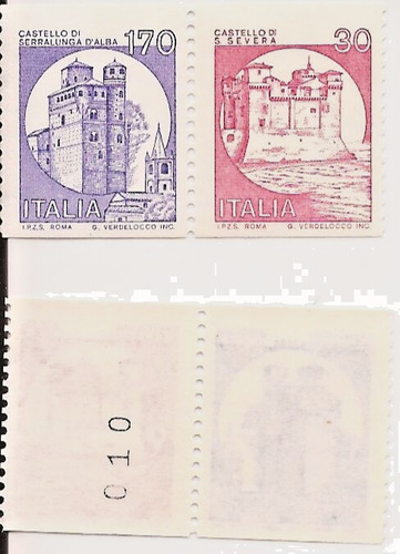 Italia 1980 castelli - italia,