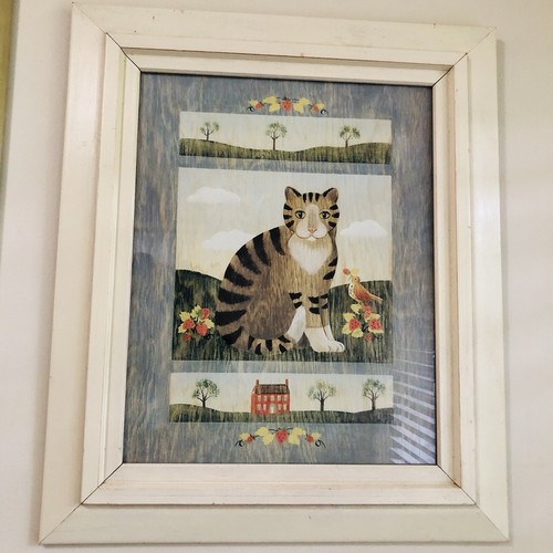 Cat art print - print, posing