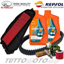 Tagliando KYMCO XCiting 400 I-S E4 2017 2018 2019 2020 Kit Olio Repsol Revisione
