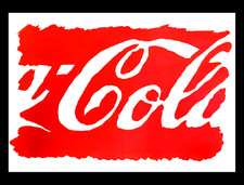 MARIO SCHIFANO-  SERIGRAFIA MATERICA  CM 50 X 70 PROPAGANDA