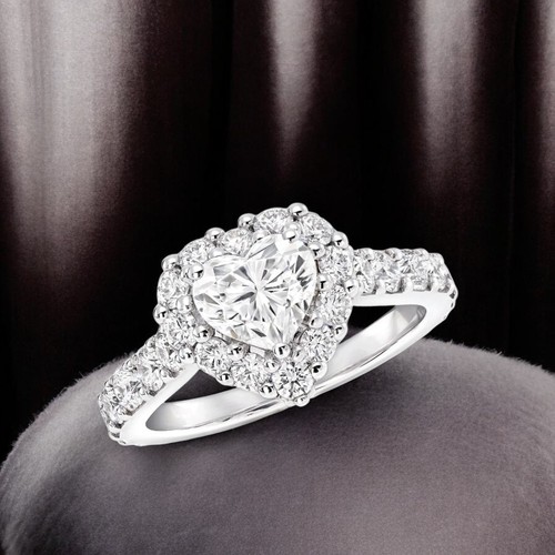 Anello oro bianco - 14, kt