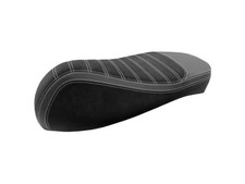 Coprisedile nero cucito bianco