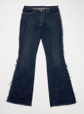 Take two jeans flared usato donna zampa bootcut W33 tg 47 denim vintage T5337
