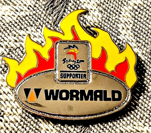 Rara spilla ufficiale wormald - spilla, "wormald
