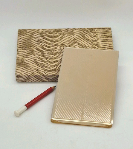 Vintage gold tone memo - vintage,