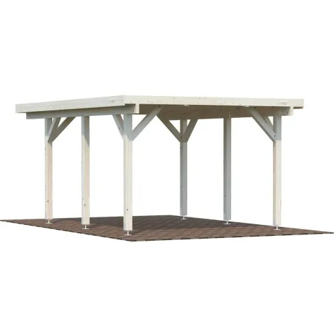 Carport auto singolo legno - carport,