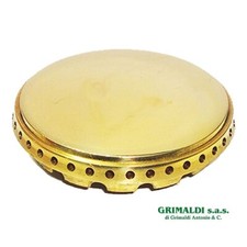 SPARTIFIAMMA GRANDE RAPIDO FORATO IN OTTONE LUCIDO PER PIANO COTTURA SAMET