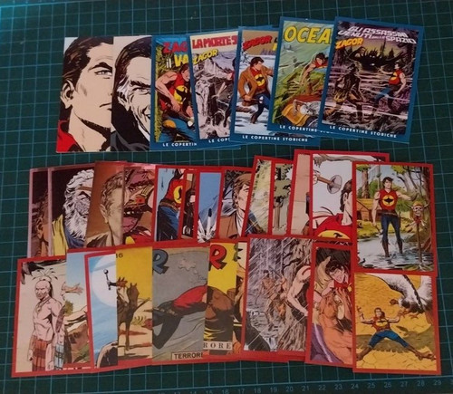 Lotto figurine card zagor - card,