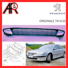 Mascherina inferiore paraurti anteriore peugeot 607 2000 2004 originale 7414.S5