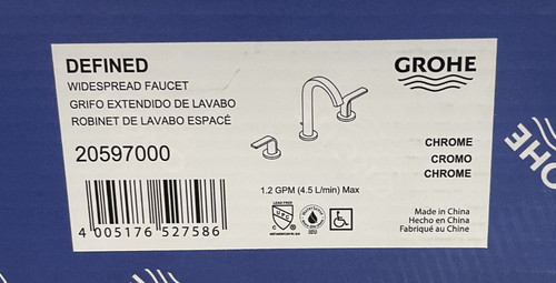 Grohe 20597000 defined gpm - defined,