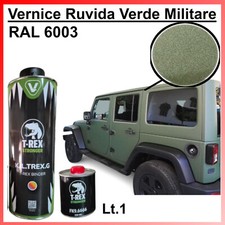 Vernice VERDE MILITARE Ruvida Antigraffio Testurizzata Goffrata Bicomponente rpm