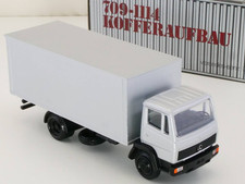 NZG 250 MERCEDES MB 709 -1114 camion valigia 1:50 mib confezione originale 1704-17-11